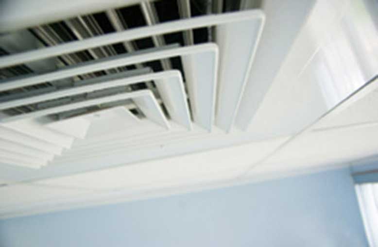 This image shows a newly cleaned air duct.